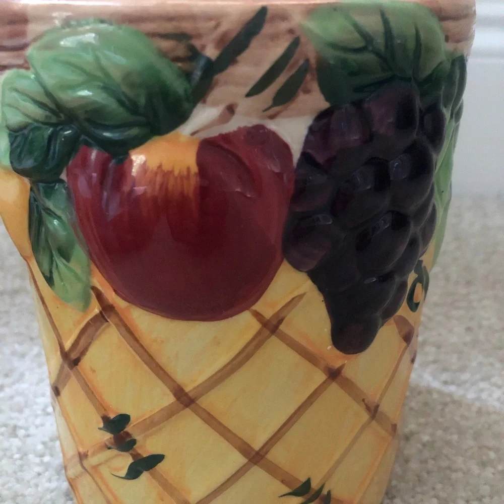 Fruit Ceramic Kitchen Utensil Holder -